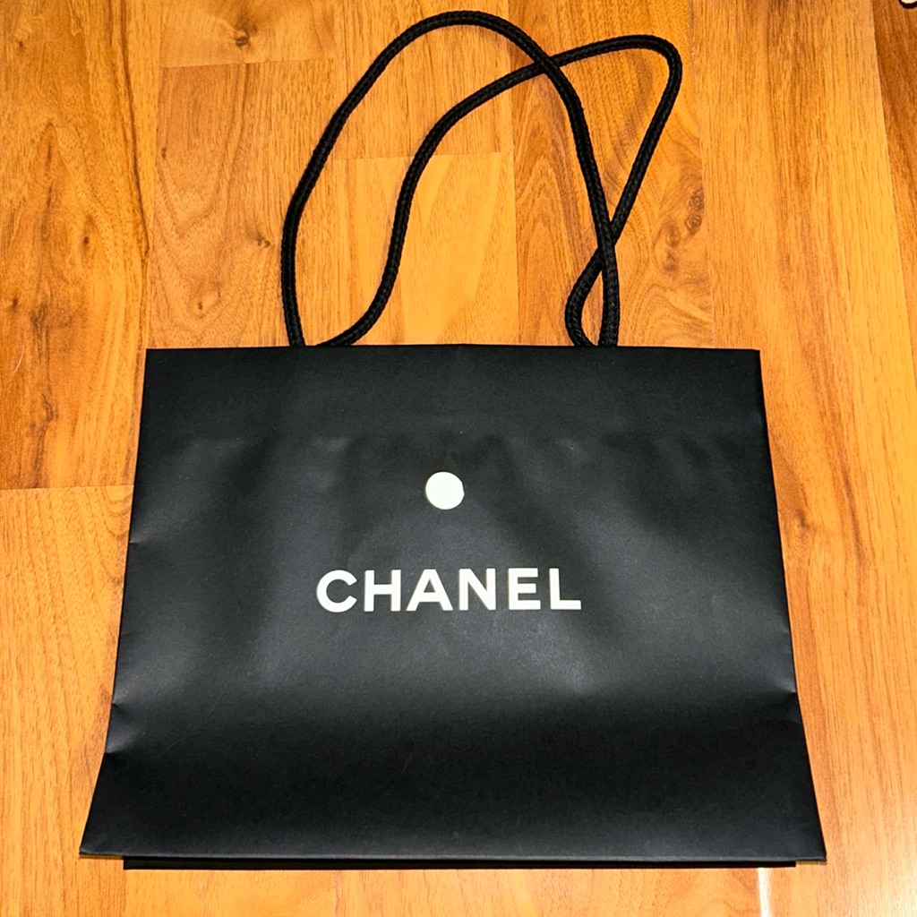 Authentic Chanel Paper Shopping Bag